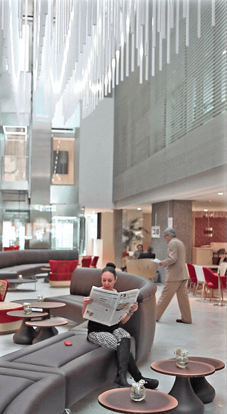 hotel newspaper cinemagraph - David Maroto